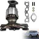 285102G445 674-071 Manifold Catalytic Converter Compatible with 2013-2016 Hyundai Santa Fe Sport L4 2.4L, 2013-2015 K/i/a Sorento L4 2.4L, 28510 2G445 674071 52775 28510-2G445(EPA Compliant)