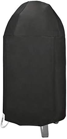 Stanbroil Premium Cover for 22" Smokey Mountain Cooker, Round Smoker Grill Cover Replaces Weber Part # 7201 and 99915, Black