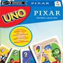 Mattel Games UNO Pixar Card Game for Kids, Adults & Family, Deck with Graphics & Rule Inspired by Movie Characters
