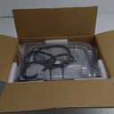 Huray Tail Light Assembly For Chevy Silverado 2014-2018 1500 2500HD 3500HD, GMC Sierra 3500HD OE Style Replacement Rear Brake Lamp Assembly Driver Side (Black Trim)