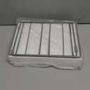 3-Shelf Water Bottle Organizer for Cabinet, Adjustable Tumbler Storage for Kitchen Organization,Drink and Water Bottle Storage for Pantry,Expandable Kitchen Organization Water Bottle Holder (White)