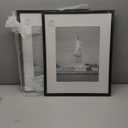 ENJOYBASICS 16x20 Picture Frame, Display Poster 11x14 with Mat or 16 x 20 Without Mat, Wall Gallery Photo Frames, Black, 2 Pack