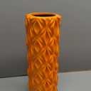 Foam Roller - 15 inch Deep Tissue Massager for Muscle Massage, Myofascial Trigger Point Release, Exercise, Yoga, Pilates & Stretching(Orange)