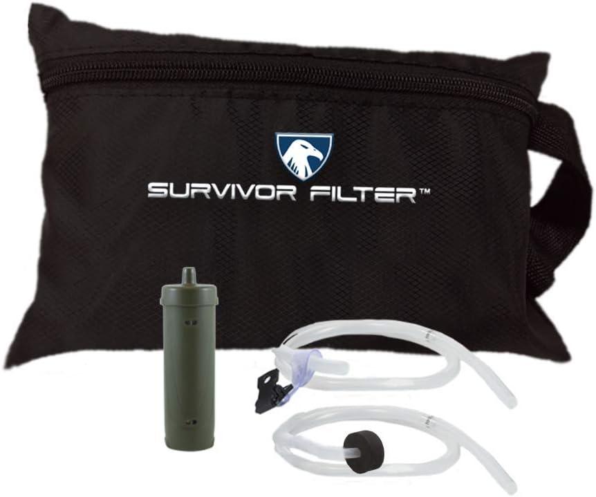 Survivor Filter - Ultra Pre-Filter Kit | USA Tested - Compatible with PRO & PRO X Portable Emergency Water Filters - Removes Bacteria, Parasites, Metals & Chemicals