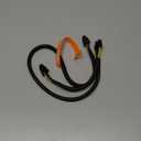 8 Pin PCIe Cable for Corsair PSUs, ATX CPU 8 Pin Male to Dual PCIe (6+2) Male Power Adapter Sleeved 25-inch+9-inch (63cm+23cm)