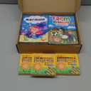 Fulmoon 144 Pcs Coloring Books with Crayons for Kids Bulk Dinosaur Animal Unicorn Space Mini Coloring Books for Toddler Ages 6+ Birthday Party Favors Classroom Activity Supplies Crafts