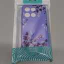 for Motorola Moto G 5G 2025/2026 Case with 2 PCS Screen Protectors,Soft Liquid Silicone Anti-Scratch Protective Shockproof Florals Cover Girls Moto G Play 2026 (Purple, Moto G 2025/2026)