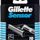 Gillette Sensor Refill Razor Blade Cartridges - 10 Pack