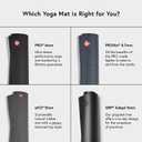 Manduka PRO Yoga Mat - 6mm | Lifetime Durability | Hygienic Construction | Premium Studio Quality | Teacher Approved, Size: 71" x 26"