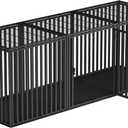70" L x 28" H Extra Long Steel Tube Dog Crate with Mat Base, Heavy Duty Dog Crates for Large Dogs, Big Dog Cage, Dog Kennel, Puppy Dog Playpen with Top, Pet Cage, Indoor Outdoor, XXL