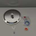 NearMoon Rain Shower Head, Ultra-Thin Design-Pressure Boosting, Awesome Some Experience, High Flow Stainless Steel Rainfall Head (8 Inch,Chrome Finish)