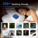 TAZATA Under Pillow Sleep Speaker, Ultra-Thin Flat Bluetooth Pillow Speaker
