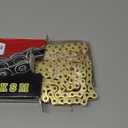428H Motorcycle Gold Chain 130 Links with Chain Breaker for 125 150 200cc Motorcycle Mini Bike Dirt Bike Go Kart Compatible with SSR TaoTao Coolster Apollo Baja Kazuma Chinese ATV
