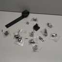 Matte Black Rustic J-Shape Basic Vintage Sliding Barn Door Hardware Kit Two-Openings 10FT(2X1525mm) Track Single-Door Hardware Kit