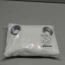 NICETOWN White Sheer Linen Curtains for Living Room 84 inch Length 2 Panels Set, Grommet Semi Sheer Privacy with Light Filtering Flax Window Treatments for Bedroom, W52 x L84