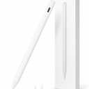 Stylus Pen for iPad Pro 13/12.9/11 Inch-Fast Charge Active Pencil for 2018-2025 iPad Pro 11"/12.9"/M4, iPad 6th/7th/8th/9th/10th/11th, iPad Air 3/4/5/M2/M3, iPad mini 5/6/7/A17Pro Gen (White)