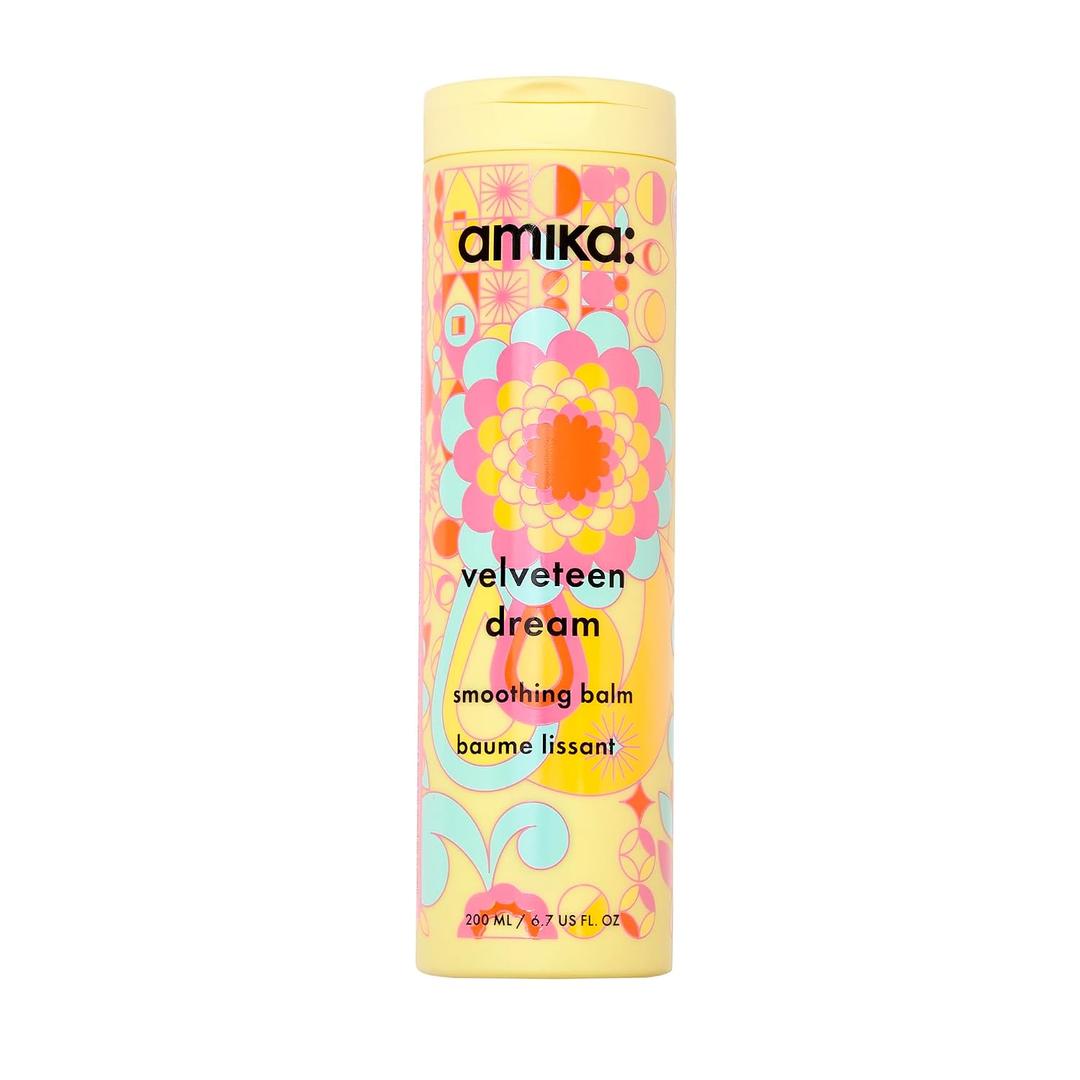 Amika Velveteen Dream Smoothing Balm | Tames Frizzy Hair, Styling Cream With Heat Protection & UV Filters, 6.7 fl.oz.