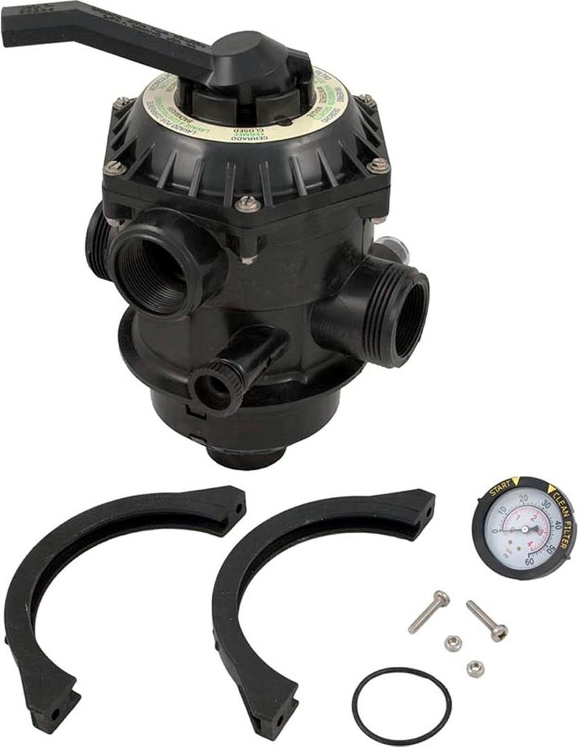 Pentair 262506 1-1/2-Inch 6-Way Clamp Style Valve Replacement Pool and Spa Sand Filter
