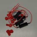 AUXLIGHT 4Pcs Quality 50W 6ohm Load Resistors - Fix LED Turn Signal Blinker/Error Code (Resistors get very hot during working) - Black