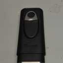 COOL KNIGHT Leather Cigar Case - Cedar Wood Lining Travel Humidors for Cigars - Cigar Accessories Include Stainless Steel Cigar Cutter - Cigar Gift Box for Cigar Lovers (Black)