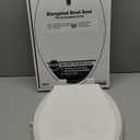 KOHLER 4636-RL-0 Cachet ReadyLatch Elongated Toilet Seat Slow Close, Soft Close Toilet Seat Quiet Lid, Contoured Grip-Tight Bumpers Installation Hardware, Apartment Essentials, White