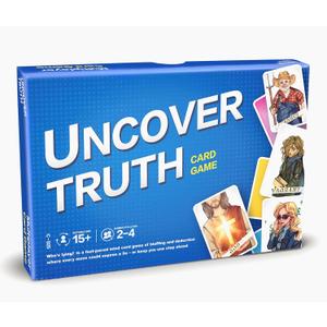 3 x Uncover Truth, The Mind Card Game, Strategy Card Game for Families, Parties, Game Nights & Travel