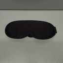 Weighted Eye Mask for Sleeping - Sleep Mask for Women & Men, Blackout 3D Contoured Sleeping Mask for Side Sleeper, Zero Pressure Soft Night Eye Cover with Adjustable Strap for Travel, Black