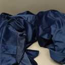 RYB HOME Blue Velvet Curtains 84 inches - Blackout Curtains for Living Room, Thermal Insulated Noise Reducing Panels Soft Luxury Window Decor for Kids Bedroom, Navy Blue, W52 x L84 inches, 2 Panels