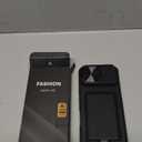 SSLOTSCASE for iPhone 17 Pro Max Case with Card Holder & Kickstand & Slide Camera Lens Cover & Camera Stand & Wallet, Military-Grade Heavy Duty Phone Case Cover for iPhone 17 Pro Max 5G 2025, Black