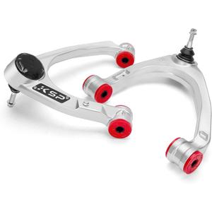 KSP Adjustable Silverado Upper Control Arms, 2-4" Aluminum Forged Control Arm Compatible With Ch-evy Silverado GMC Sierra 1500 2007-2018,2pcs Aftermarket UCA With Flexible Ball Joint Replace Stock Arm