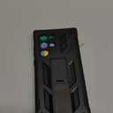 FNTCASE for Samsung Galaxy S22 Ultra Case: Built-in Screen Protector & Kickstand Full-Body Dual Layer Rugged Military Grade Shockproof Protection Heavy Duty Protective Phone Cover 5G-Black