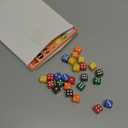 ERTIUANIO Halloween Games for Kids Party, Halloween Dice Rolling Game with 30 Fun Ghost Gards and 30 Dice for Adults Teens, Halloween Kids Games for Classroom Family School Activities Party Supplies