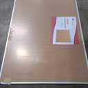 VIZ-PRO Large Cork Bulletin Board, 72 X 48 Inches, Wall-Mounted Corkboard with Silver Aluminium Frame for School, Office, and Home 6' X 4'