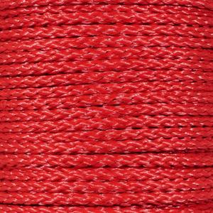 Hollow Braid Polypropylene Rope (3/8 Inch, 500 Feet, Red) - Barrier Rope - Trail Marking, Crowd Control, Golf Courses