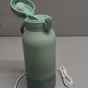 Momcozy Portable Bottle Warmer for Travel – Dual Heating Modes for Breast Milk & Water, Portable Milk Warmer with Fast Heating & Long Battery Life, 17 Ounces Large Capacity to Meet Your All-Day Needs