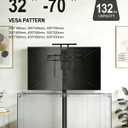 Motorized TV Stand for 32 to 70 inch Screens, Vertical TV Lift with Remote Control, Max VESA 600 * 400