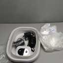 Ionic Foot Bath Detox Machine, Foot Detox Foot Bath Soak Tub with 2 Arrays, 80 Disposable Liners, Detox Sea Salt, Folding Foot Spa Bucket, Home Salon-Level Foot Soaking Tub