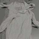 Simple Joys by Carter's Baby 3-pack Neutral Cotton Sleeper Gown (Grey/White), 0-3M