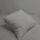 Oubonun 18"x18" Pillow Inserts (Set of 2) - Throw Pillow Inserts with 100% Cotton Cover - 18 Inch Square Interior Sofa Pillow Inserts - Decorative Pillow Insert Pair - White Couch Pillow