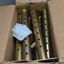 19.5"-34.5" Height Range Adjustable House Floor Jacks Post Pole for Leveling, Galvanized, 4 Pack