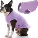 Gooby Stretch Fleece Vest Dog Sweater - Lavender, 2X-Large - Warm Pullover Super Stretchy Fleece Dog Jacket for Large Dogs (XX-Large Length (18.5"))