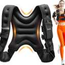 Renoj Weighted Vest for Women Men: 11lb Fixed Weights for Walking, Running, Training, Exercise, Weight Loss - With Reflective Strips and Storage Pocket