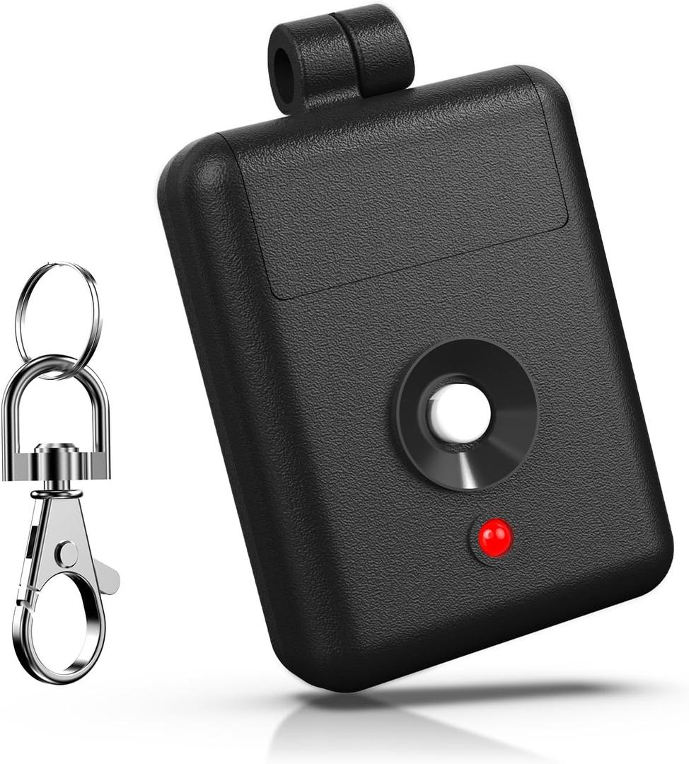 Linear DNT00026 Delta-3 310MHZ Garage Door Remote, 1-Channel Keychain Transmitter Compatible with Linear DTA DTC Ladybug, 8 Dip Switches Mini Garage Door Remote Opener, 1 Pack