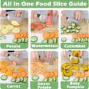 Suuker Crinkle Cut Knife for Veggies,Crinkle Cutter,Potato Cutter for Fries,Potato Slicer for French Fries,Pickle Slicer,Carrot Chopper,Stainless Steel Veggie Chopper for Avocado,Watermelon,Cucumber