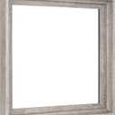 MCS Canvas Float Frames 12x12 Frame, Gray Woodgrain Finish Square Frame for Finished Canvases, Vertical & Horizontal Wall Hanging for Canvas Paintings (1-Pack)