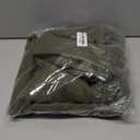 BGment Olive Green Linen Curtains 63 Inch Length for Living Room Windows, Dark Drapes Rustic for Dining Bedroom Decor Semi Sheer Rod Pocket Back Tab Light Filtering, 2 Panels, 52 Inch Wide Each Panel