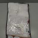 Extra Long 120 Inch Curtains,Thick Linen Lush Decor Sheer Pleated Drapes 2 Pages Viral Curtain with Hooks 10 ft Floor Length Back Tab for Living Room Light Filtering W40 xL120 x2 Panels (Beige White)