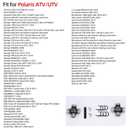 2 Pack Front Drive Shaft U-Joint OEM# 2202015 2203703 3235500 3235616 3260104 for Pola-RIS ATV UTV RZR ATP Pola-RIS Ranger Sportsman Xplorer Hawkeye Magnum Scrambler Xpedition Front U-Joints Set