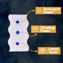 2 x Magic Eraser Sponges 4 Pack  Thick Melamine Cleaning Sponges for Walls, Kitchen, Bathroom & Floors  White Magic Sponge Eraser Pads for Heavy Duty Multi-Purpose Cleaning