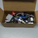 MOTOALL 590460102 Carburetor for Husq 125B Husqvarna125BX 125BVX Leaf Blower Trimmer for Zama C1Q-W37 Carb 545 08 18-11 581798001 545081811 545112101 with Air Filter Fuel Line Kit Snowblower